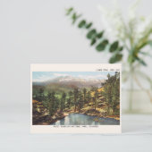 Rotsachtige bergen, colorado LONGS PEAK GEM MEER Briefkaart (Staand voorkant)