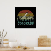 Rotsachtige Bergen Colorado Poster (Keuken)