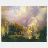 Rotsachtige bergen fleece deken (Voorkant (Horizontaal))