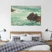  rotsachtige kustlijn nautische oceaan zeegezicht canvas afdruk (Insitu (Slaapkamer))