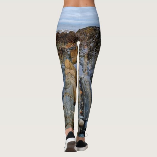 Rotsachtige Leggings (Achterkant)