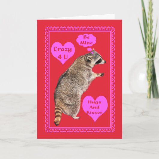 rotsachtige valentijn 2 feestdagen kaart (Voorkant)