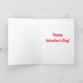 rotsachtige valentijn 2 feestdagen kaart (Binnen)