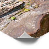 rotsbanken en bossen verbieden het staatspark poster (Hoek)