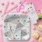 Rotsbeklimmen Papieren Bordje (Feest)