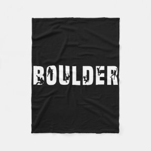Rotsbeklimmer Berg Buiten Boulder Fleece Deken