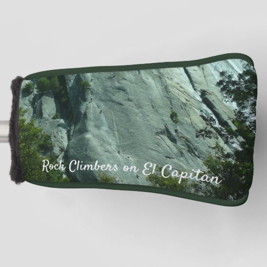Rotsbeklimmers op El Capitan Golfheadcover (Voorkant)