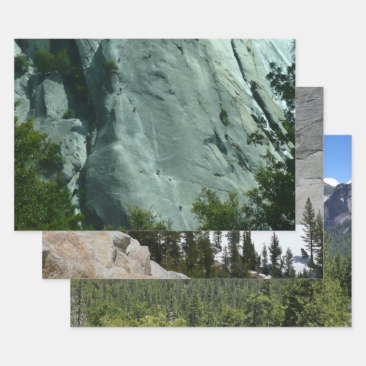 Rotsbeklimmers op El Capitan Inpakpapier Vel (Set)
