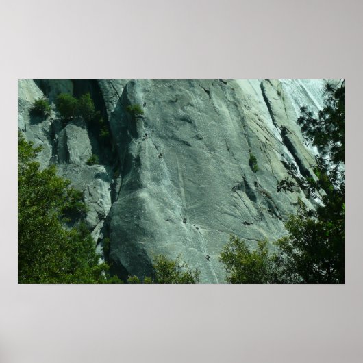 Rotsbeklimmers op El Capitan Poster (Voorkant)