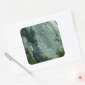 Rotsbeklimmers op El Capitan Vierkante Sticker (Envelop)