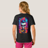 Rotschedel met Mohawk kapsel T-shirt (Achterkant volledig)