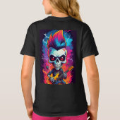Rotschedel met Mohawk kapsel T-shirt (Achterkant)