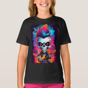 Rotschedel met Mohawk kapsel T-shirt