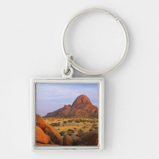 Rotse rotsformatie en vlakte, Spitzkoppe, Erongo Sleutelhanger (Voorkant)