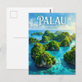 Rotseilanden Palau Briefkaart (Voorkant / Achterkant)