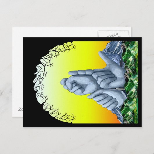 Rotsen ASL Briefkaart (Voorkant / Achterkant)