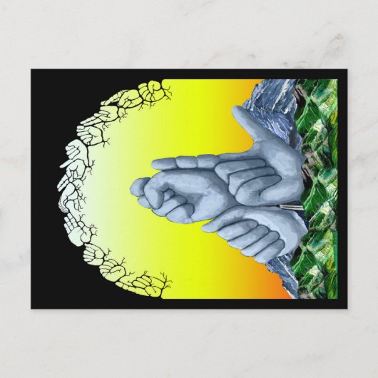 Rotsen ASL Briefkaart (Voorkant)