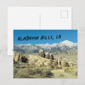 Rotsen bij Alabama Hills Briefkaart (Voorkant / Achterkant)