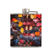 Rotsen en bladeren heupfles (Achterkant)