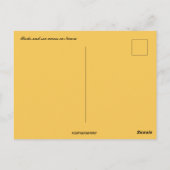 Rotsen en golven in Nauru Briefkaart (Achterkant)