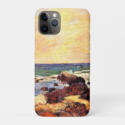 Rotsen en Zee van Paul Gauguin, Case-Mate iPhone Case (Achterkant)