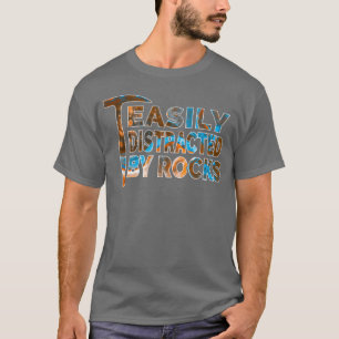 Rotsen Geologie Gemakkelijk Afgeleid Door Rotsen R T-shirt