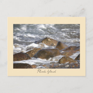 Rotsen Golven Rhode Island Prentbrief Briefkaart