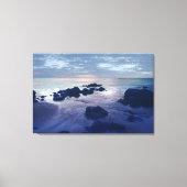 Rotsen in de oceaan 3-delig canvas afdruk (Voorkant)