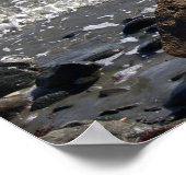 Rotsen in de Oceaan Poster (Hoek)