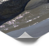 Rotsen in de Oceaan Poster (Hoek)