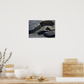 Rotsen in de Oceaan Poster (Keuken)