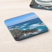 Rotsen in zee bier onderzetter (Linkerzijde)