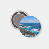 Rotsen in zee Madeira Magneet (Voorkant / Achterkant)