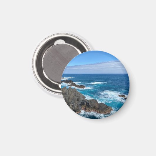 Rotsen in zee magneet (Voorkant / Achterkant)