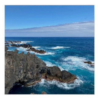 Rotsen in zee perfect poster