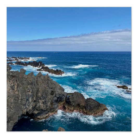 Rotsen in zee perfect poster (Voorkant)