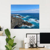 Rotsen in zee poster (Thuiskantoor)