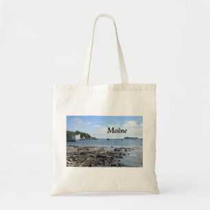 rotsen langs de Maine kust Tote Bag