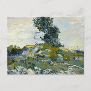 Rotsen met eikenboom, Van Gogh olieverfschilderij Briefkaart