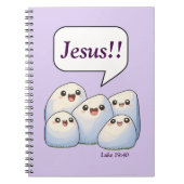 Rotsen roepen Zijn naam Notitieboek (Voorkant)