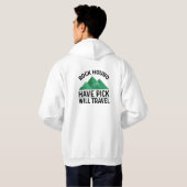 Rotsenverzamelaar Hoodie (Achterkant volledig)