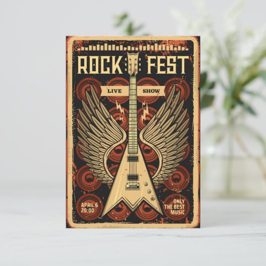 Rotsfeest Bedankkaart (Staand voorkant)