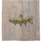 rotsforel douchegordijn (Voorkant)