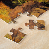 Rotsformatie en boom, reuzen speelplaats legpuzzel (Zijkant)