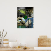 Rotsformaties en grotten in Alaska-collage Poster (Keuken)