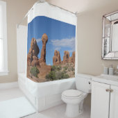 Rotsformaties in Arches Douchegordijn (In situ)