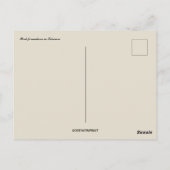 Rotsformaties in Libanon Briefkaart (Achterkant)