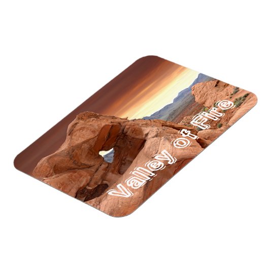 Rotsformaties, Valley of Fire State Park, Nevada Magneet (Linkerzijde)