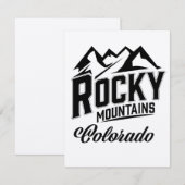 Rotsgebergte Colorado (Voorkant / Achterkant)