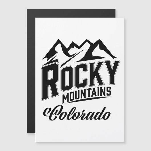 Rotsgebergte Colorado (Voorkant / Achterkant)